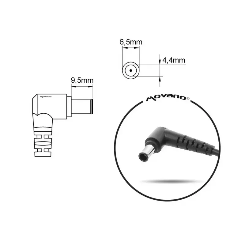 Fuente de alimentación MITSU para SONY 19,5V 4,7A (ZM/SON19547)