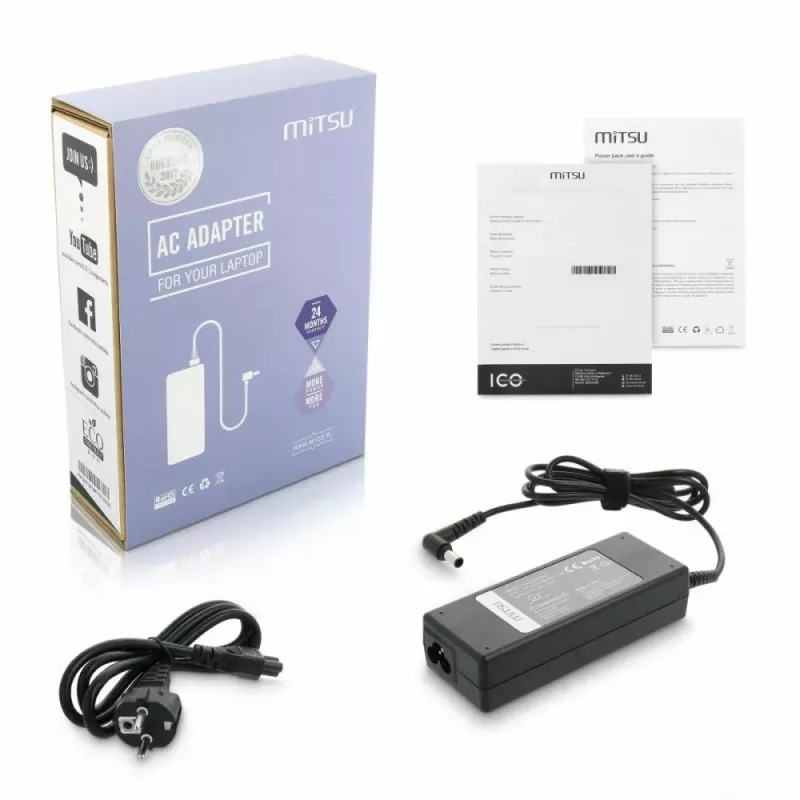 Fuente de alimentación MITSU para SONY 19,5V 4,7A (ZM/SON19547)