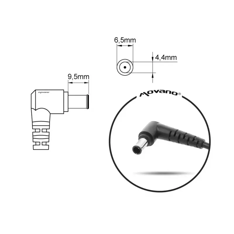 Fuente de alimentación MITSU para SONY 19,5V 4,7A (ZM/SON19547)