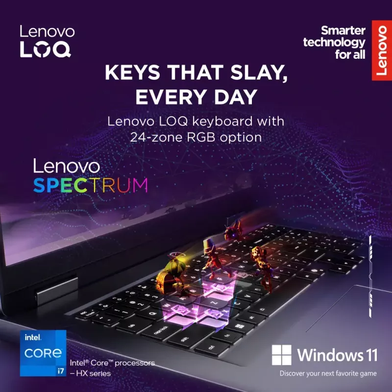 Portátil Lenovo LOQ 17IRX10 17,3 inch FHD IPS i7-13650HX 16 GB DDR5 1 TB SSD NVIDIA GeForce RTX 5060 8 GB Windows 11 Home Luna Grey