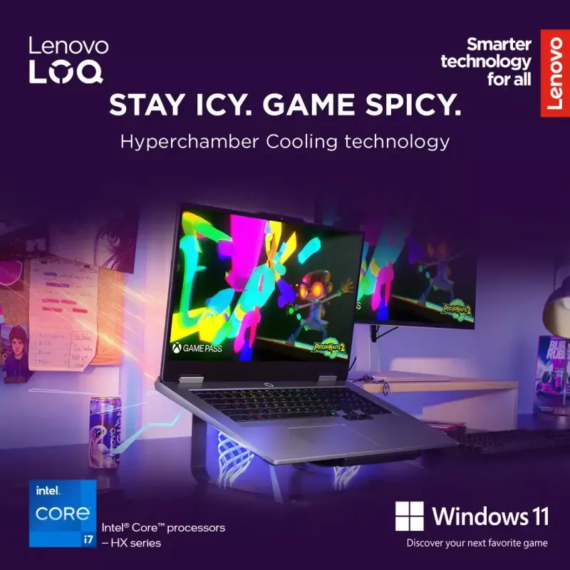 Portátil Lenovo LOQ 17IRX10 17,3 inch FHD IPS i7-13650HX 16 GB DDR5 1 TB SSD NVIDIA GeForce RTX 5060 8 GB Windows 11 Home Luna Grey