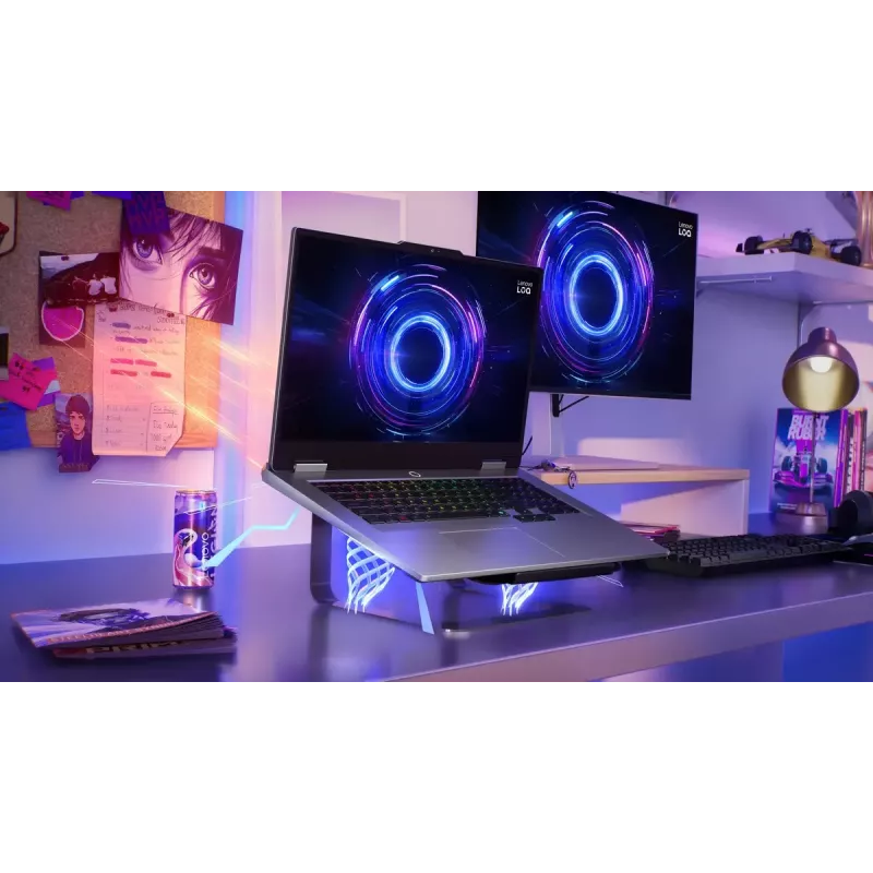 Portátil Lenovo LOQ 17IRX10 17,3 inch FHD IPS i7-13650HX 16 GB DDR5 1 TB SSD NVIDIA GeForce RTX 5060 8 GB Windows 11 Home Luna Grey