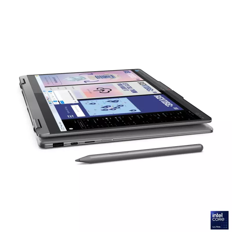 Lenovo Yoga 7 2 en 1 14ILL10 | Luna Grey | 14 inch | OLED | Pantalla táctil | WUXGA | 1920 x 1200 píxeles | Intel Core Ultra 7 | 256V | 16 GB | LPDDR5x soldado | Capacidad de unidad de estado sólido 512 GB | Intel Arc Graphics 140V | Windows 11 Home | 802.11be | Versión de Bluetooth 5.4 | Idioma del teclado Inglés | Teclado retroiluminado | Garantía 24 mes(es) | Garantía de batería 12 mes(es)