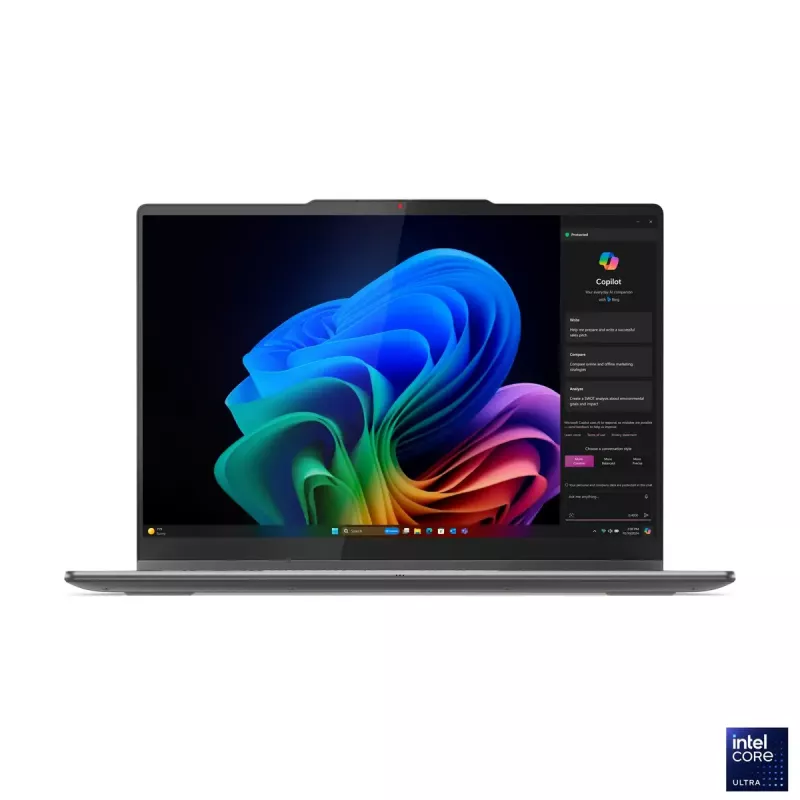 Lenovo Yoga 7 2 en 1 14ILL10 | Luna Grey | 14 inch | OLED | Pantalla táctil | WUXGA | 1920 x 1200 píxeles | Intel Core Ultra 7 | 256V | 16 GB | LPDDR5x soldado | Capacidad de unidad de estado sólido 512 GB | Intel Arc Graphics 140V | Windows 11 Home | 802.11be | Versión de Bluetooth 5.4 | Idioma del teclado Inglés | Teclado retroiluminado | Garantía 24 mes(es) | Garantía de batería 12 mes(es)
