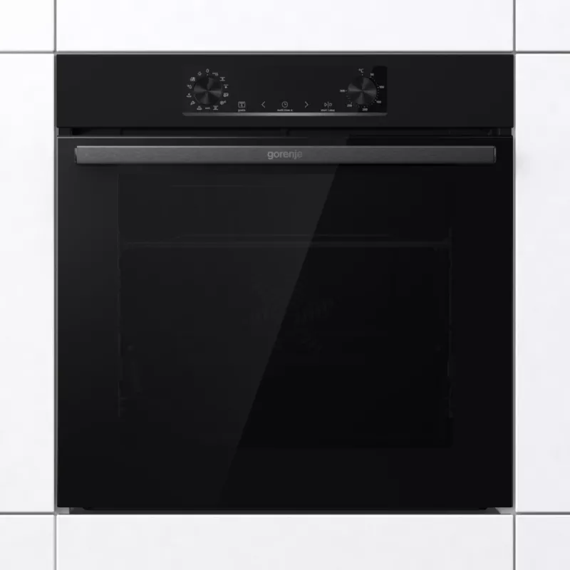 Horno eléctrico Gorenje BOS6737E06B RAL9005, Grande, Eléctrico, 77 l, 77 l, 2300 W, 300 °C