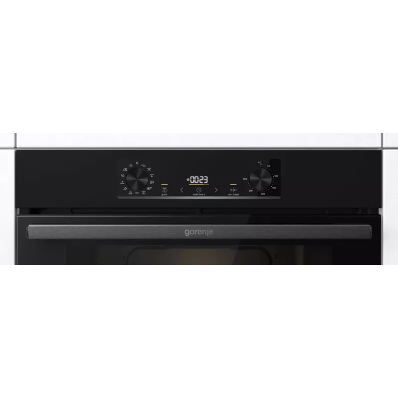 Horno eléctrico Gorenje BOS6737E06B RAL9005, Grande, Eléctrico, 77 l, 77 l, 2300 W, 300 °C
