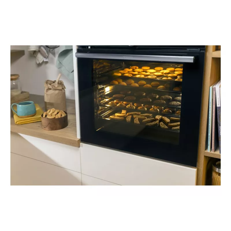 Horno eléctrico Gorenje BOS6737E06B RAL9005, Grande, Eléctrico, 77 l, 77 l, 2300 W, 300 °C