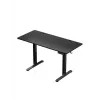 Escritorio gaming recto Huzaro Hero 8.2 Negro MDF rectangular 1200x600 mm, altura ajustable 720–1180 mm, capacidad de carga 80 kg