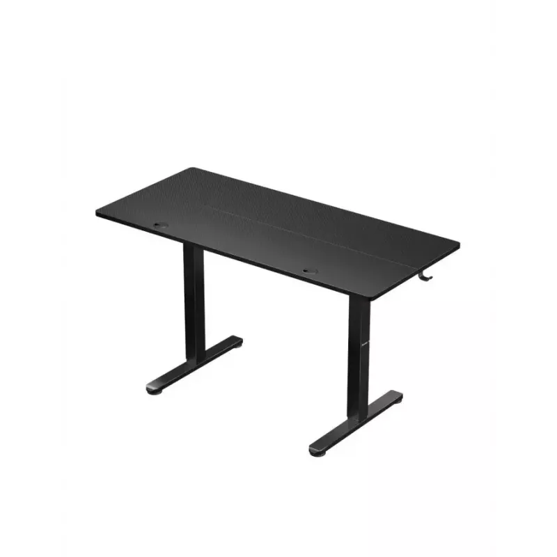 Escritorio gaming recto Huzaro Hero 8.2 Negro MDF rectangular 1200x600 mm, altura ajustable 720–1180 mm, capacidad de carga 80 kg