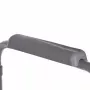 Silla de inodoro plegable ANTAR con reposabrazos, caja de almacenamiento, estructura de acero, altura ajustable 35–50 cm, carga máx. 120 kg, gris