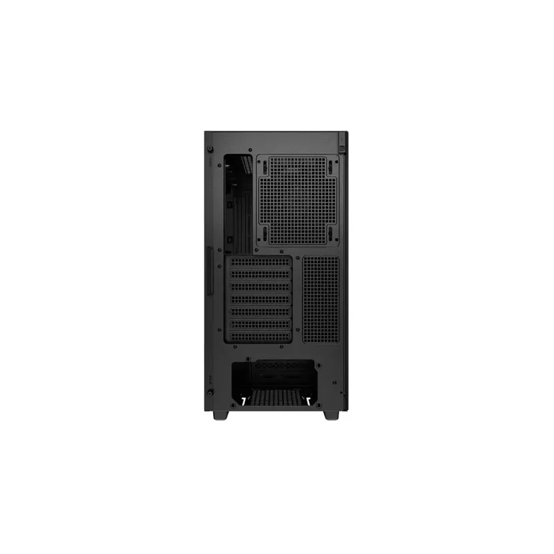Caja de PC DeepCool CH510 Midi Tower Negra — cristal templado, microATX/ATX, compatible con radiadores de 360 mm frontal/superior, longitud máxima de GPU 38 cm, fuente de alimentación inferior, 7 ranuras de expansión