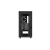 Caja de PC DeepCool CH510 Midi Tower Negra — cristal templado, microATX/ATX, compatible con radiadores de 360 mm frontal/superior, longitud máxima de GPU 38 cm, fuente de alimentación inferior, 7 ranuras de expansión