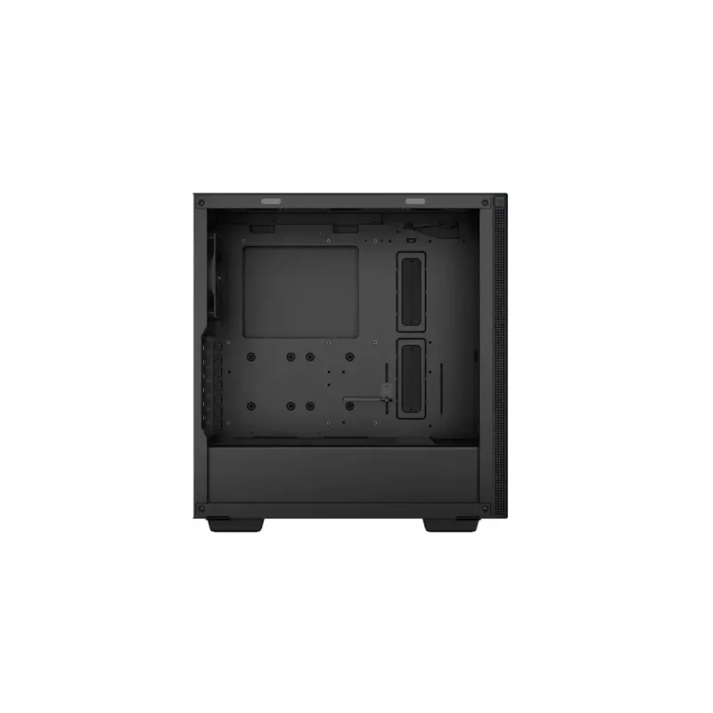 Caja de PC DeepCool CH510 Midi Tower Negra — cristal templado, microATX/ATX, compatible con radiadores de 360 mm frontal/superior, longitud máxima de GPU 38 cm, fuente de alimentación inferior, 7 ranuras de expansión