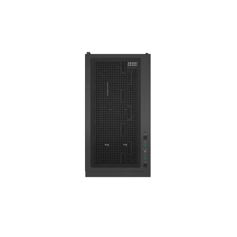 Caja de PC DeepCool CH510 Midi Tower Negra — cristal templado, microATX/ATX, compatible con radiadores de 360 mm frontal/superior, longitud máxima de GPU 38 cm, fuente de alimentación inferior, 7 ranuras de expansión