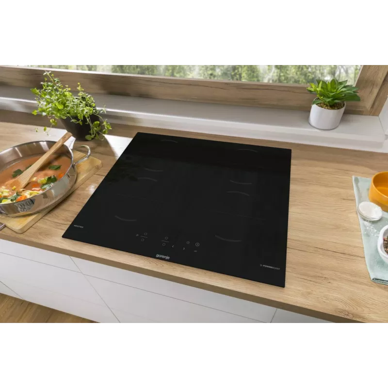 Placa de inducción integrable Gorenje GI6401BSCE Negra 59 cm zonas 4 zona(s)