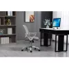 Silla de oficina giratoria ActiveJet YK507 – asiento acolchado, respaldo de malla, tapizado de tela gris, altura 90–100 cm, ancho del respaldo 45 cm