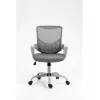 Silla de oficina giratoria ActiveJet YK507 – asiento acolchado, respaldo de malla, tapizado de tela gris, altura 90–100 cm, ancho del respaldo 45 cm