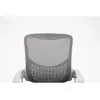 Silla de oficina giratoria ActiveJet YK507 – asiento acolchado, respaldo de malla, tapizado de tela gris, altura 90–100 cm, ancho del respaldo 45 cm