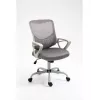 Silla de oficina giratoria ActiveJet YK507 – asiento acolchado, respaldo de malla, tapizado de tela gris, altura 90–100 cm, ancho del respaldo 45 cm