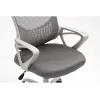 Silla de oficina giratoria ActiveJet YK507 – asiento acolchado, respaldo de malla, tapizado de tela gris, altura 90–100 cm, ancho del respaldo 45 cm