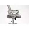 Silla de oficina giratoria ActiveJet YK507 – asiento acolchado, respaldo de malla, tapizado de tela gris, altura 90–100 cm, ancho del respaldo 45 cm
