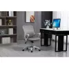 Silla de oficina giratoria ActiveJet YK507 – asiento acolchado, respaldo de malla, tapizado de tela gris, altura 90–100 cm, ancho del respaldo 45 cm