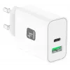 Cargador móvil Techly IPW-USB-30WACG universal blanco AC carga rápida interior