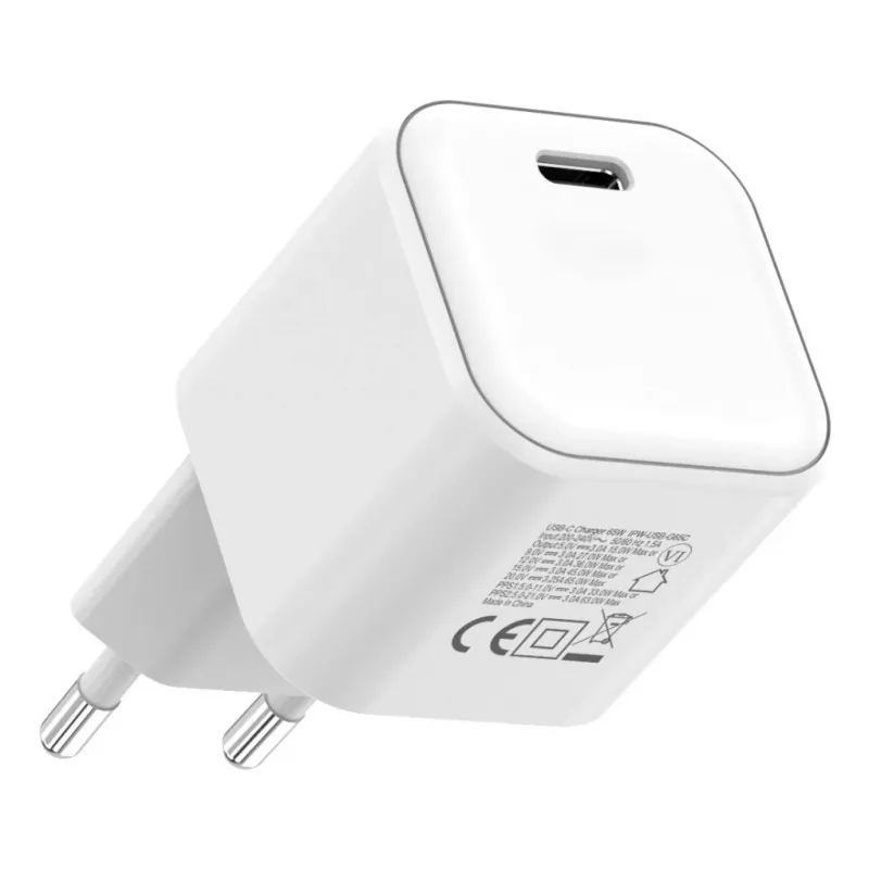 Cargador móvil Techly IPW-USB-G65C universal blanco AC carga rápida interior