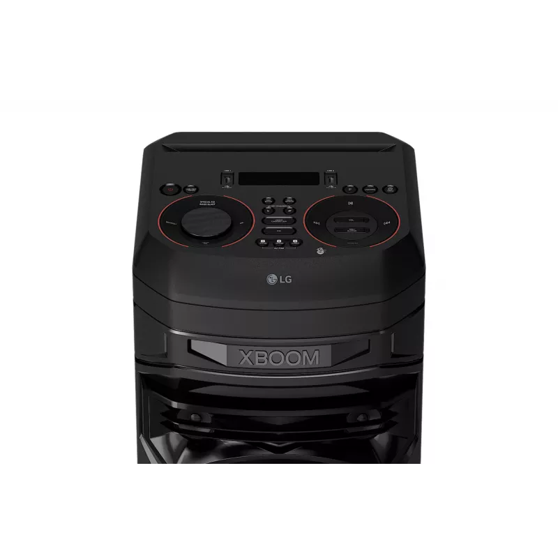 Altavoz de fiesta LG XBOOM RNC5 — 2.0 canales, 2 vías, Bluetooth 4.0 (AAC/SBC), USB-A, FM, LED RGB, 13,8 kg