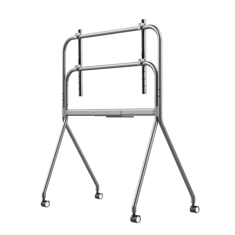 Soporte móvil con ruedas AG Neovo FMC-07 para pantallas de 55–86 inch, aluminio, carga 100 kg, VESA 400x200–900x600