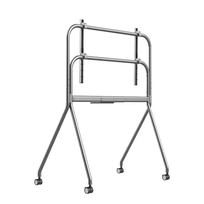 Soporte móvil con ruedas AG Neovo FMC-07 para pantallas de 55–86 inch, aluminio, carga 100 kg, VESA 400x200–900x600