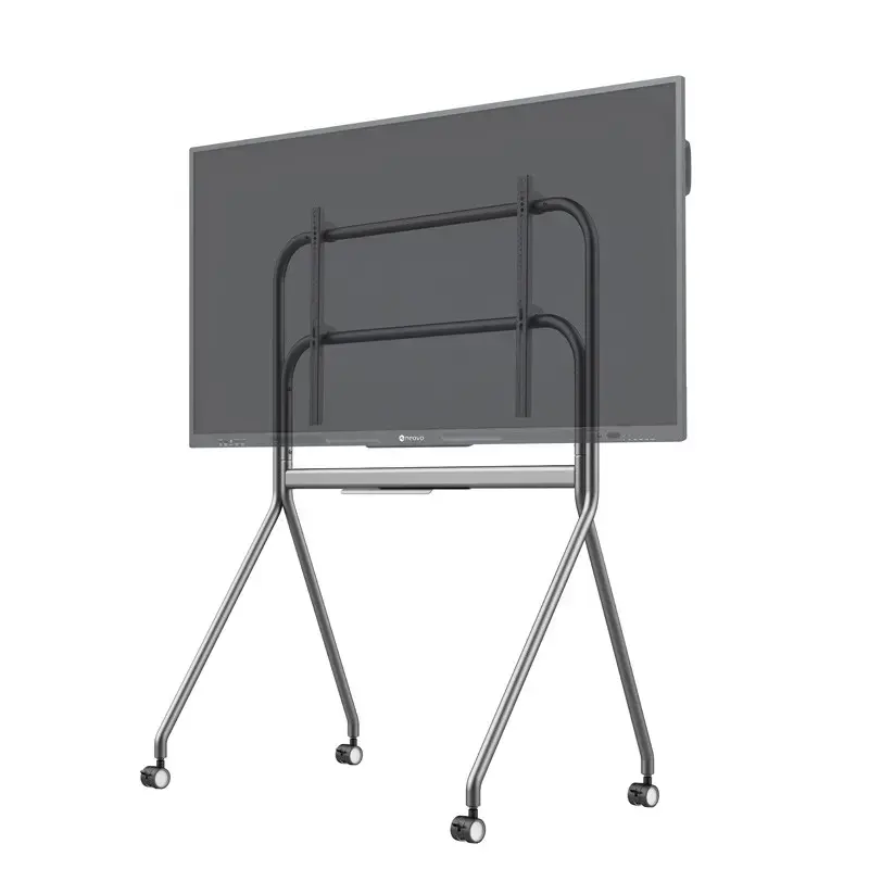Soporte móvil con ruedas AG Neovo FMC-07 para pantallas de 55–86 inch, aluminio, carga 100 kg, VESA 400x200–900x600