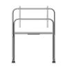 Soporte móvil con ruedas AG Neovo FMC-07 para pantallas de 55–86 inch, aluminio, carga 100 kg, VESA 400x200–900x600