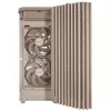 Caja de PC ASUS ProArt PA401 Wood Mesh PWM Beige — ATX, madera, 2×160 mm frontal, 1×120 mm trasero, 2×3,5 inch + 2×2,5 inch bahías