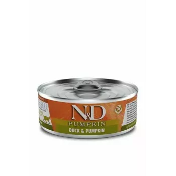 Comida húmeda para gatos Farmina N&D Pumpkin Duck 70 g sobre, adult mature, 75% humedad, 13% proteína