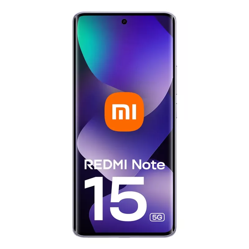 Smartphone Xiaomi Redmi Note 15 5G — Snapdragon 6 Gen 3, 8 GB RAM, 256 GB, 6.77 inch FHD+, 108 MP, 5520 mAh, lila