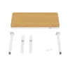 Escritorio de altura regulable eléctrico ActiveJet ET119W-C 140x70 cm — 1 motor, altura 725–1225 mm, blanco/roble