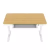 Escritorio de altura regulable eléctrico ActiveJet ET119W-C 140x70 cm — 1 motor, altura 725–1225 mm, blanco/roble