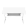 Escritorio de altura regulable eléctrico ActiveJet ET119W-C 140x70 cm, recorrido 50 cm, carga 45 kg, blanco