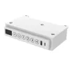 Escritorio de altura regulable eléctrico ActiveJet ET119W-C 140x70 cm, recorrido 50 cm, carga 45 kg, blanco