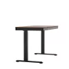 Escritorio ActiveJet ET119W-C de altura regulable eléctrico 140 x 70 cm negro/nogal con puertos USB-A y USB-C
