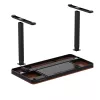 Escritorio ActiveJet ET119W-C de altura regulable eléctrico 140 x 70 cm negro/nogal con puertos USB-A y USB-C