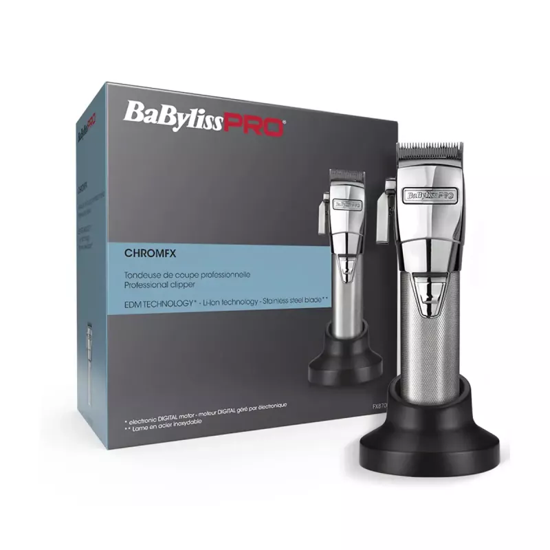 BaByliss CHROMFX FX8700E cortapelos inalámbrico, cromo