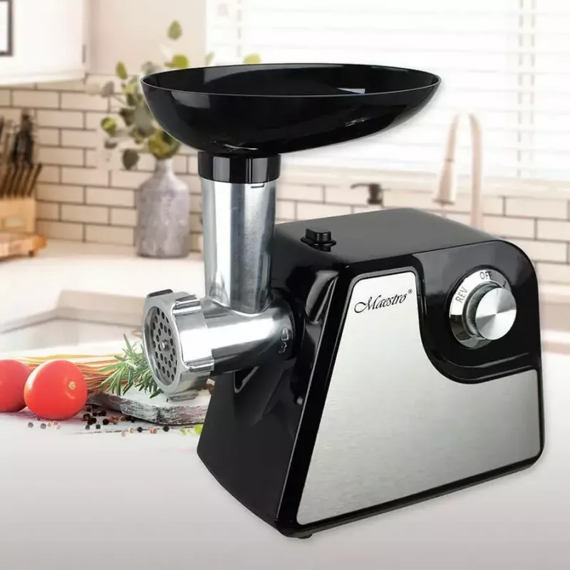 Picadora de carne eléctrica Maestro MR 853, motor de 1000W, uso doméstico