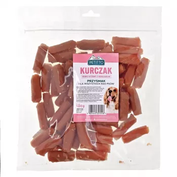 Snacks para perros PETITTO tubos de arroz con pollo 500 g