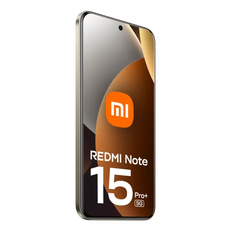 Smartphone Xiaomi Redmi Note 15 Pro+ 5G — 6,83 inch AMOLED, 8 GB RAM, 256 GB, 200 MP, 6500 mAh (marrón)