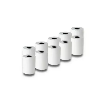 Rollo térmico QOLTEC 51899 — 57 mm x 16 m, 55 g/m², sin BPA