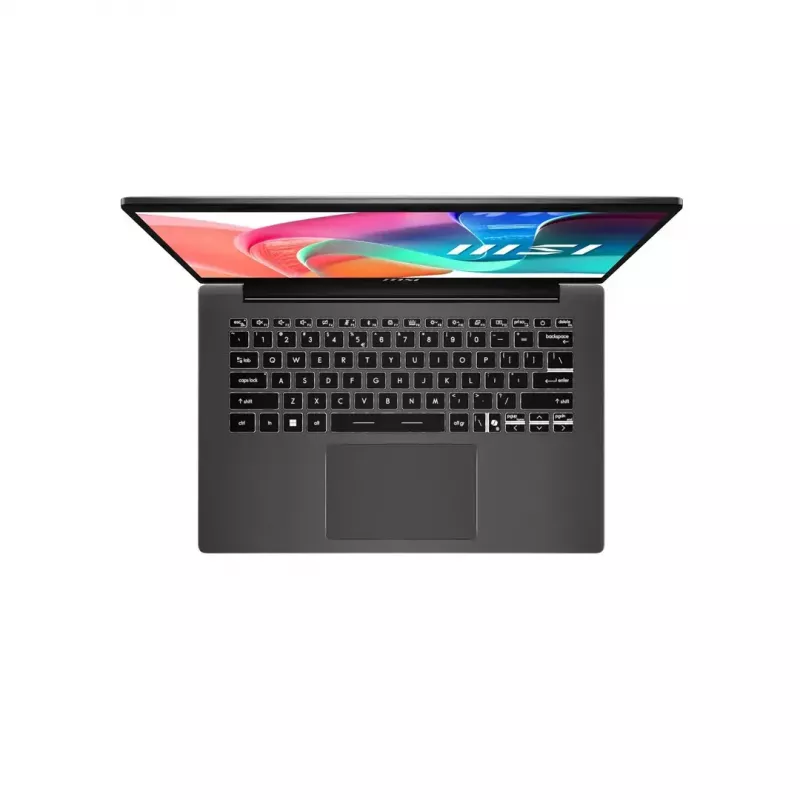 Portátil MSI Modern 14 F13MG-265PL — 14,0 inch FHD IPS 60 Hz, Intel Core i5-1334U, 16 GB DDR4, 512 GB PCIe NVMe, Intel Iris Xe, Win11 Pro, gris platino