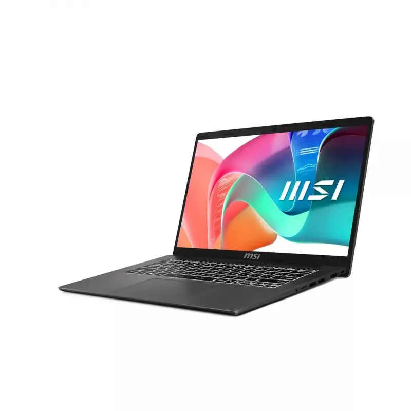 Portátil MSI Modern 14 F13MG-265PL — 14,0 inch FHD IPS 60 Hz, Intel Core i5-1334U, 16 GB DDR4, 512 GB PCIe NVMe, Intel Iris Xe, Win11 Pro, gris platino