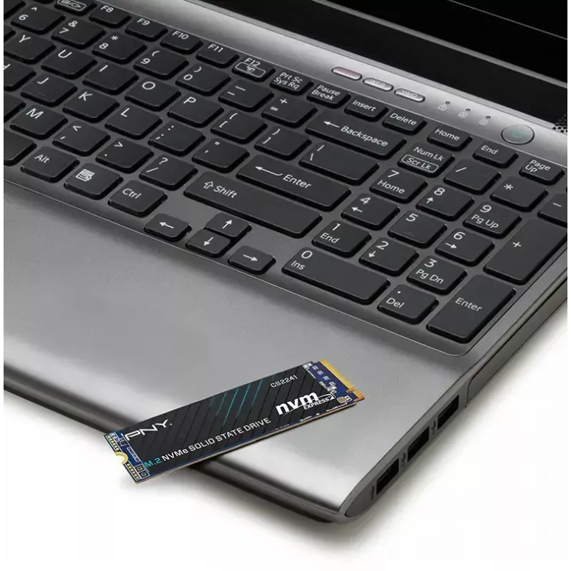SSD interna PNY M.2 2280 512 GB M280CS2241-512-BLK, SATA/NVMe no especificado